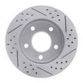 DFC 83-96 Buick Century Front Left Drilled & Slotted Geoperformance Rotor