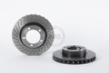 Brembo 94-98 Porsche 911 Front Left Premium UV Coated OE Equivalent Rotor