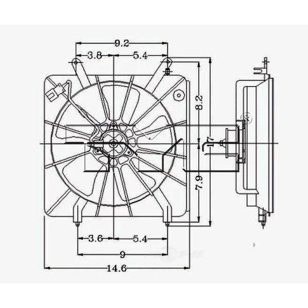 9802 HD ACORD CPE/SDN L4 (DENSO) RAD CFA