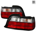 TAIL LIGHTS RED CLEAR COUPE MODEL