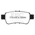 EBC 05-10 Honda Odyssey 3.5 Yellowstuff Rear Brake Pads