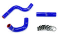 HPS Performance Blue Reinforced Silicone Radiator Hose Kit for Kawasaki 98-12 KX80 KX85 KX100