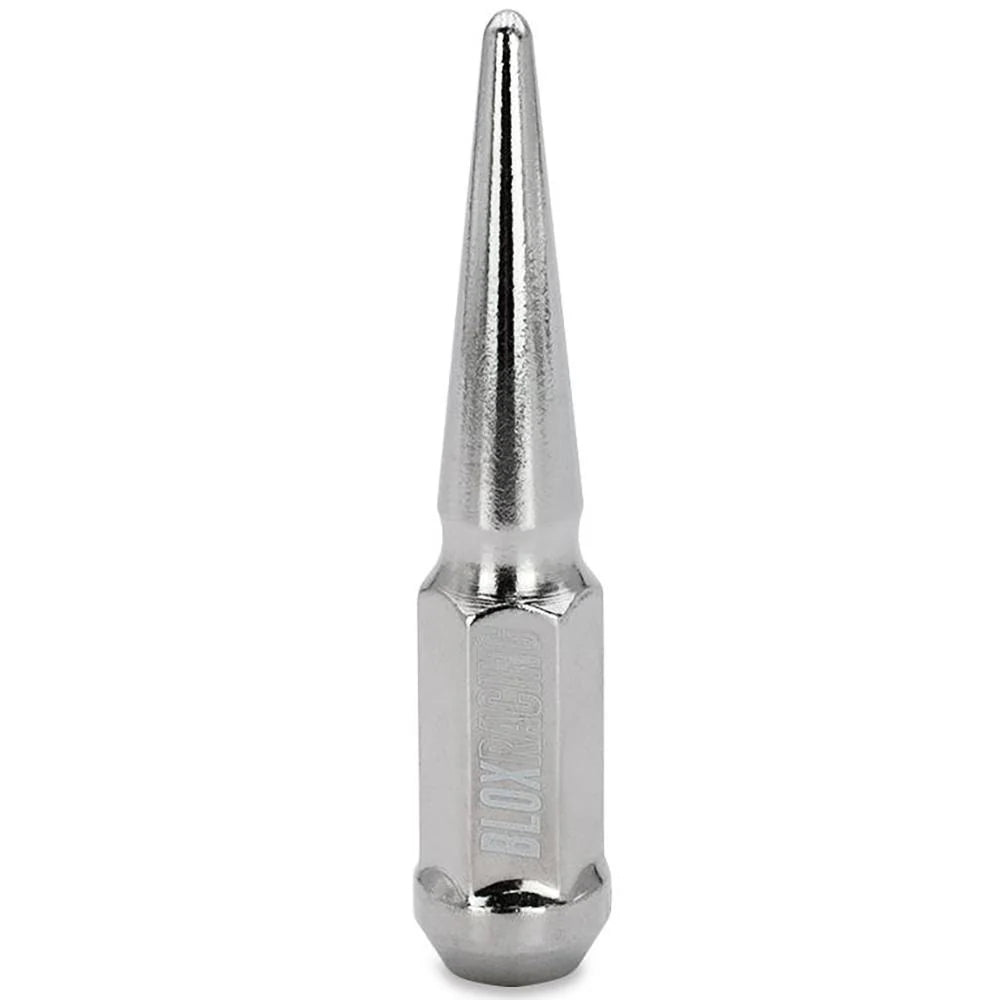 BLOX Racing Spike Forged Lug Nuts - Chrome 12 x 1.25mm - Set of 16
