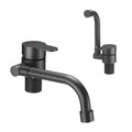 FOLDING RV KITCHEN FAUCET MATTE BLACK