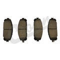 Front Brake Pad Set for 14-19 Jeep KL Cherokee w/ Dual Piston Frt Brake Calipers Crown Automotive