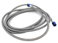Fragola -4AN Hose Assembly Straight x Straight 120in Blue Nuts Nitrous Supply Line (10 Feet)