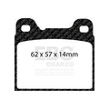 EBC auto part close-up