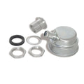 Moroso Positive Locking Breather - 3/4in Hose - Clear Finish