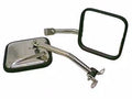 Rugged Ridge 87-95 Jeep Wrangler YJ Stainless Steel CJ-Style Side Mirror Kit