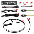 XK Glow Wheel Ring Xkchrome App Controlled RGB Light 15In