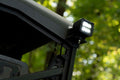 LED Light | Cab Mount | 2" Black Pair | Flood | Can-Am Defender HD 5/HD 8/HD 9/HD 10
