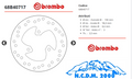 Brembo OE 97-16 Yamaha YN Neos/LC/00-02 MBK YN Ovetto 100CC 190x3.5mm Brake Disc - Front Fixed