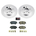 Power Stop 2021 Hyundai Elantra Rear Z17 Coated Brake Kit