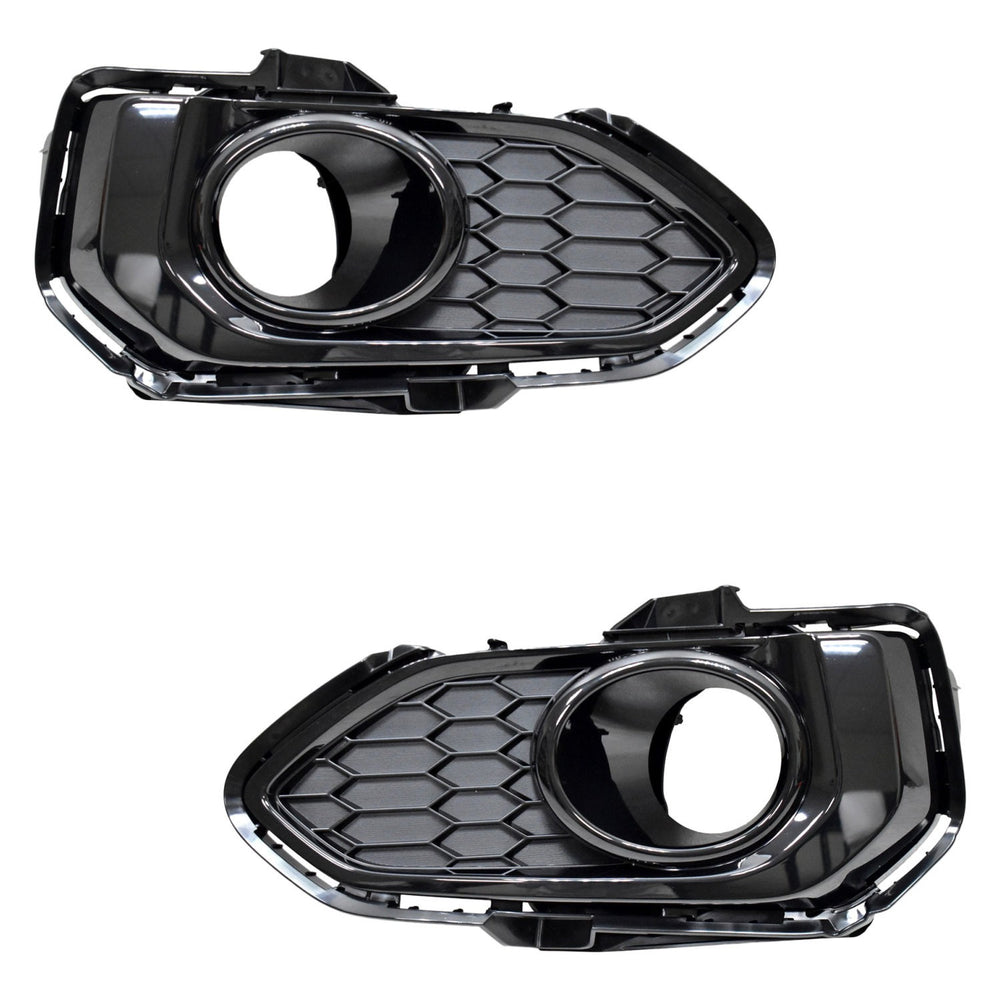 RT FRONT BUMPER INSERT EX|EXL|SPORT; FOG LAMP BEZEL; W/FOG LAMPS HONDA FIT 1820