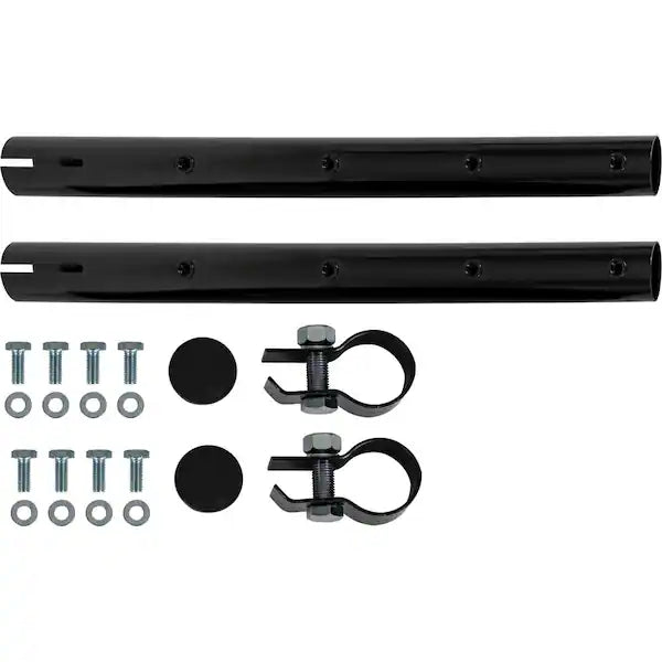 FENDER TUBE WITH CLAMP AND BOLTS SET OF 2