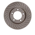 DFC 09-23 Porsche 718 Boxster Left Front Drilled Brake Rotor