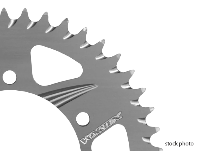 Vortex Racing Aluminum Rear Sprocket 520 66 Tooth- Silver