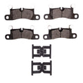 DFC 12-23 Porsche Boxster Rear 5000 Advanced Low Metallic Brake Pads and Hardware Kit