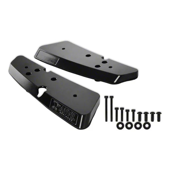 21C BRONCO MIRROR LED LIGHT MOUNTS FORWARD/SIDE FACING ANODIZED BLACK