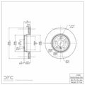 DFC 05-08 BMW 750i Rear Brake Rotor