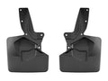 WeatherTech 21-23 Ford Bronco (225/265/285 Width Tire Sizes) Front No Drill Mudflaps - Black