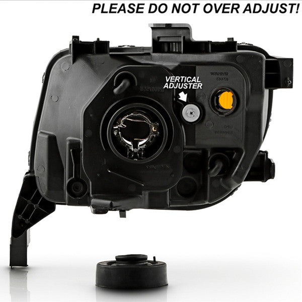 0708 HONDA ELEMENT PASSENGER SIDE HEADLIGHT OEM BLACK RIGHT