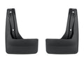 WeatherTech 18-23 Subaru Crosstrek No Drill Mudflaps Rear Pair - Black