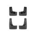 WeatherTech 18-23 Subaru Crosstrek No Drill Mudflaps Rear Pair - Black