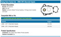 MAHLE Original Buick Lucerne 11-09 Timing Cover Set