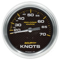 GAUGE, SPEEDOMETER, 3 3/8", 70 KNOT