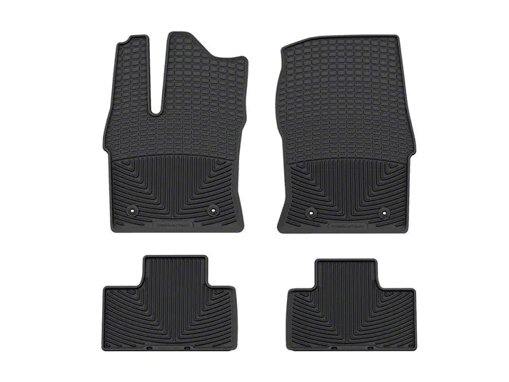 WeatherTech 22-23 Toyota Tundra CrewMax (Incl. 2022 Tundra Hybrid) Front and Rear Rubber Mats - Grey