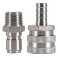 McLeod Steel Braided Qwik Disconnect Line 40in - Male To An4F