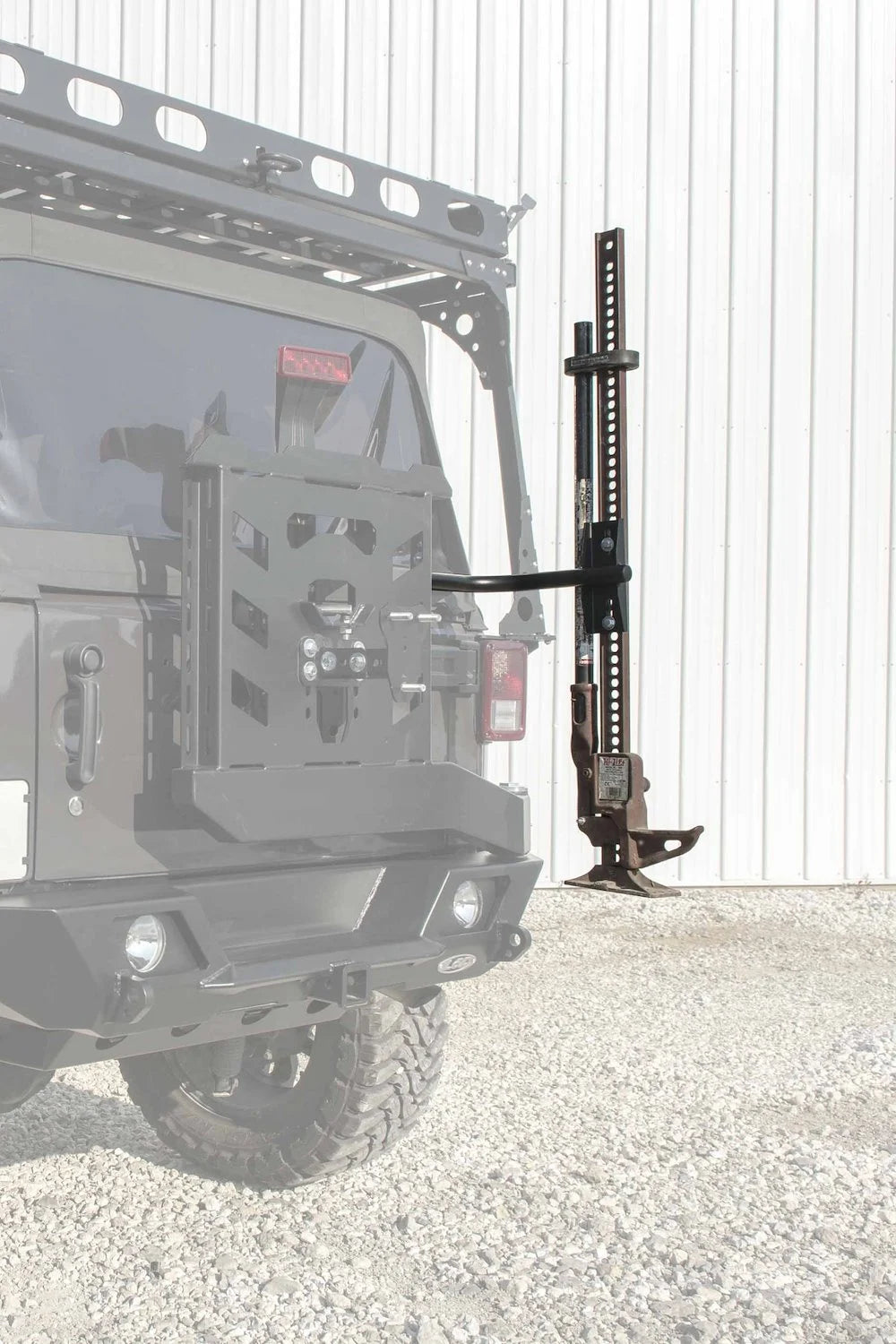 ~(8 lbs. 14X9X6)~ Destroyer Hi-Lift Vertical Side Mount (universal) Black Powder Coated 2007-2017 Jeep JK Wrangler