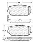 Stoptech Sport PAD MAZ