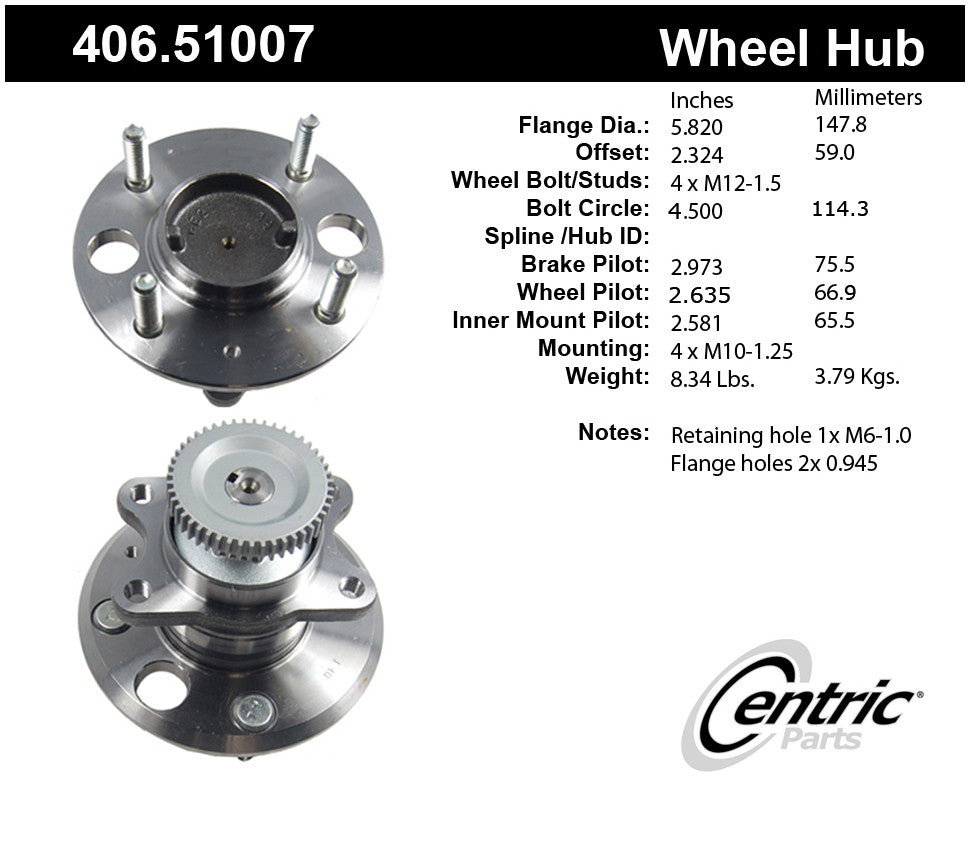 STANDARD HUB ASSEMBLY