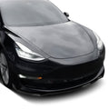 GLOSSY BLACK FRONT BUMPER LIP