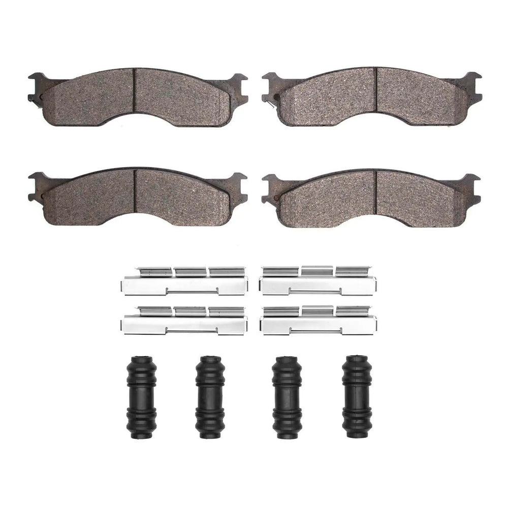 R1 04-04 Dodge Ram 1500 Pickup Front Super Duty Pads & Hardware Kit