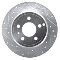 DFC 96-04 Volvo V70/S70/850/C70 Rear Left Drilled & Slotted Silver Brake Rotor