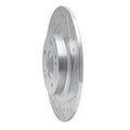 R1 Concepts Brake Rotor Drilled and Slotted Silver Fits Mitsubishi Lancer