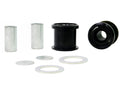 Control arm - lower inner rear bushing 2 Bushings 2 Tubes 4 Washers Install Guide Grease
