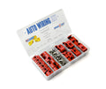 TCLAMP AUTO WIRING KIT 3/16IN to 11/16IN (#8AN) CLAMPS RED