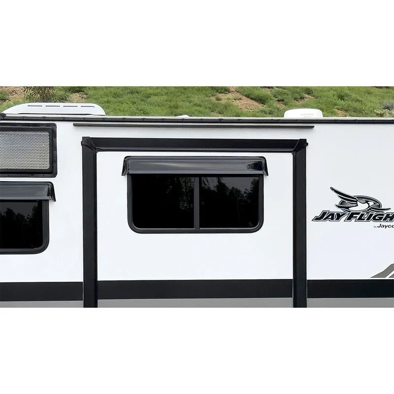 RV WINDOW DEFLECTOR AND SUN VISOR,