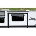 RV WINDOW DEFLECTOR AND SUN VISOR,