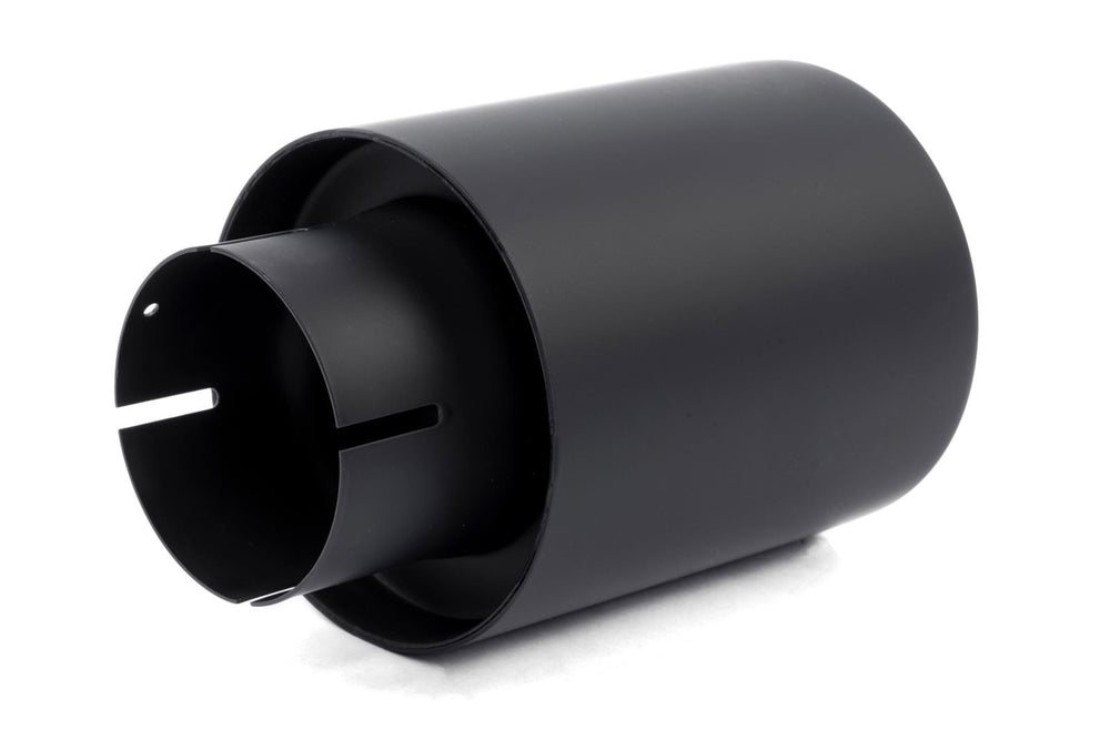 EXHAUST TIP; BLACK ENGRAVED