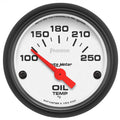 Autometer Phantom 52mm Oil Temp 100-250 F Electronic Gauge Kit