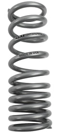 QA1 2-1/2in ID Variable Rate High Travel Spring - 10in Length x 225/475lbs/in - Silver Powder Coated