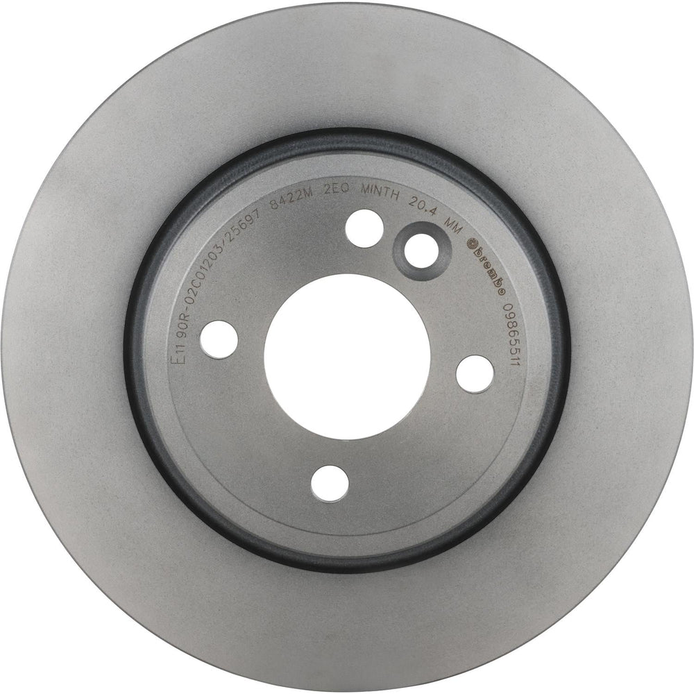 Brembo 02-07 Mini Cooper Front Premium UV Coated OE Equivalent Rotor