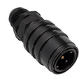 Q/R #10 Male Socket Black