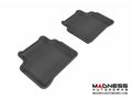 3D MAXpider 2007-2012 Nissan Altima Sedan Kagu 2nd Row Floormats - Black