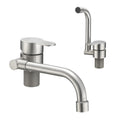 FOLDING RV KITCHEN FAUCET BRUSHED SATIN NICKEL